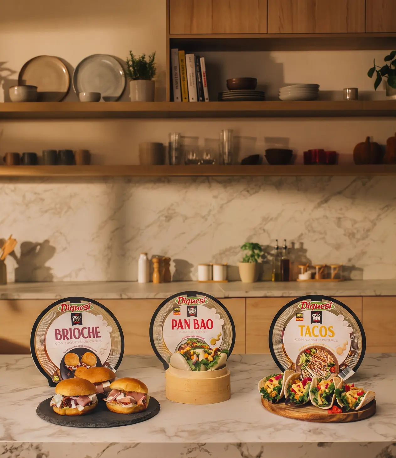 Brioche, Pan Bao y Tacos de DiqueSí